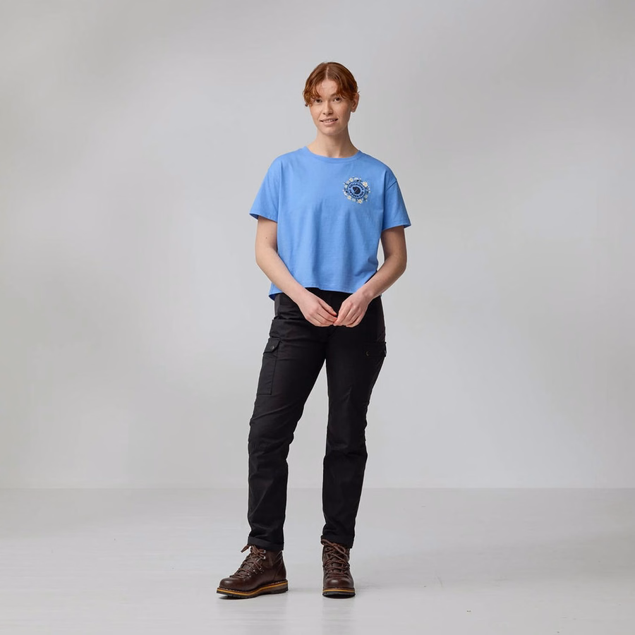 Frauen Fjallblomster Logo T-Shirt