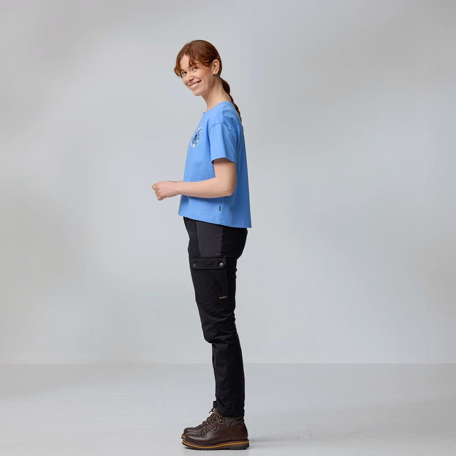 Frauen Fjallblomster Logo T-Shirt