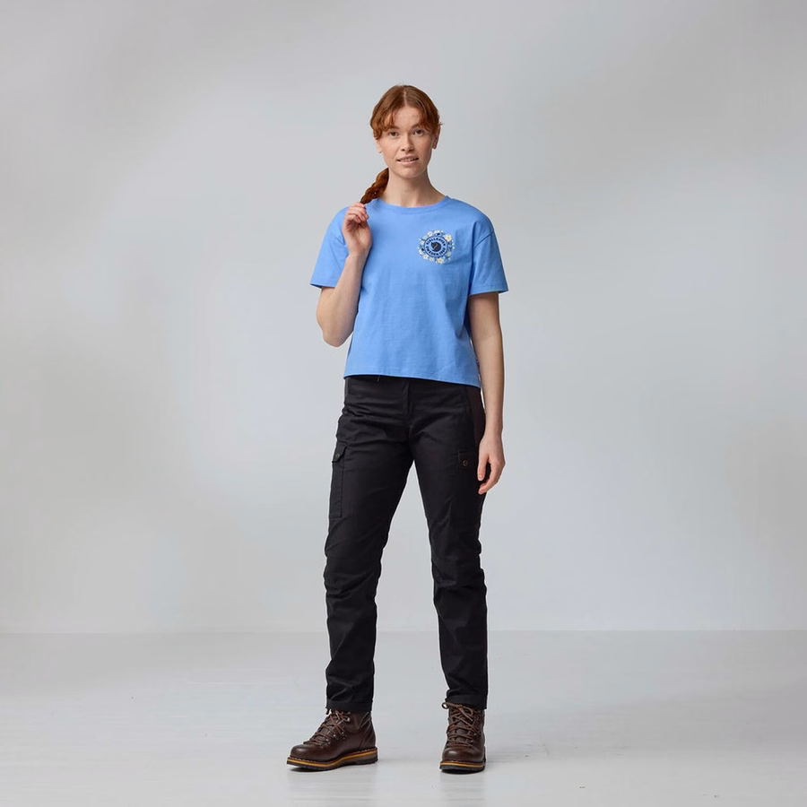 Frauen Fjallblomster Logo T-Shirt